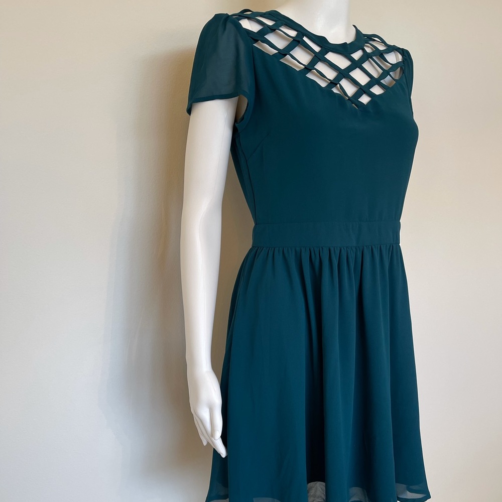 Xhilaration Casual Teal Dress - Size S/P